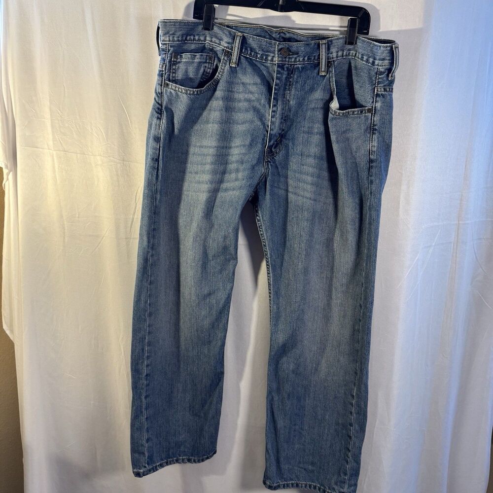 Levi’s 569 Loose Straight Jeans Mens 38x30 Medium Wash Relaxed Fit Casual